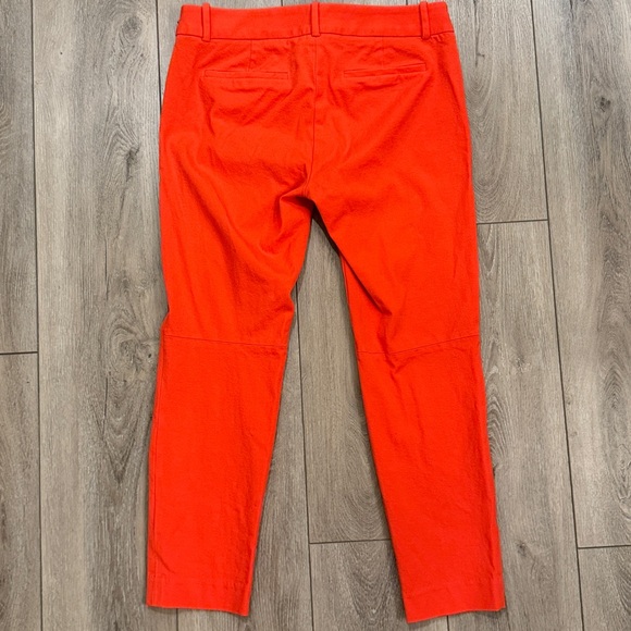 J. Crew City Fit Stretch Side Zip Ankle Bold Red Trousers/ Pants - Holiday - 6 - Picture 7 of 7
